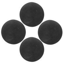 4Pcs Lightweight Hollow Rubber Balls Mini Bounce Balls for Training