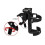 Black Plastic Baby Stroller Cup Holder Durable Portable Organizer 10
