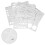 6 Pcs Tool Ruler Template Rewritable Turntable Painting Child 10