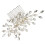 Crystal Pearl Bride Hair Comb Bridal Wedding Accessory 1