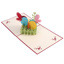 Multi 3D Up Easter Cards Colorful Cutouts for Holiday Greetings
