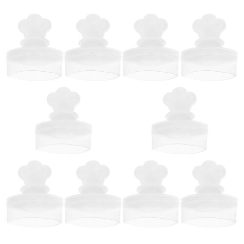 10Pcs Leakproof Hot Water Bottle Sealing Plugs White Durable Plastic