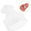 10Pcs Leakproof Hot Water Bottle Sealing Plugs White Durable Plastic 11