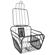 Front Basket For Electric Bike Hanging Basket Black 1pcs