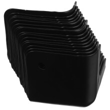 16Pcs Black Iron Box Corner Protectors for Jewelry and Speaker Cases