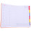 1Papiernotepad Agenda Orange Plan De Cours Usage Maison Simple 11