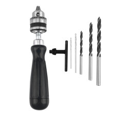 7pcs Set Hand Twist Drill Carbon Steel Drill Set Large