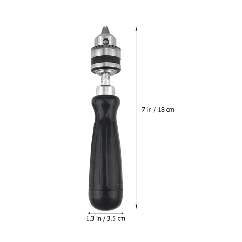 7pcs Set Hand Twist Drill Carbon Steel Drill Set Large 1