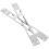 2pcs long door security strike plates for lock reinforcement 6