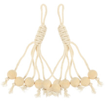 banana rack with cotton rope and wooden bead for fresh keeping