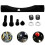 1Ensemble Bracket Adaptateur Conversion Frein À Disque Portable Noir 10