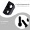1Ensemble Bracket Adaptateur Conversion Frein À Disque Portable Noir 7
