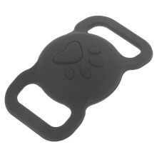 Black Silicone Tracer Sleeve Durable Shockproof Pet Locator Case