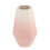 Pink Ceramic Vase Decorative Desktop Flower Container for Home 1