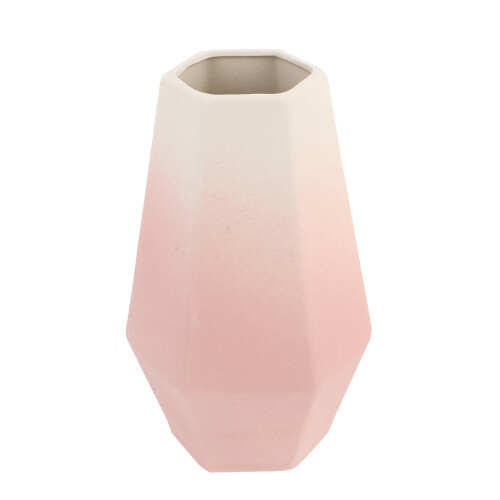 Pink Ceramic Vase Decorative Desktop Flower Container for Home