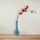 1Pc Blue Ceramic Flower Vase Simple Style Hydroponic Plants Container 5