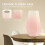 Pink Ceramic Vase Decorative Desktop Flower Container for Home 6