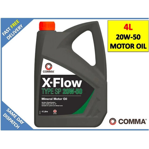 Comma Comma X-Flow Type SP 20W-50 Engine Oil 4L