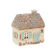 Village Pottery Garden Pebble House Tea Light Holder