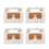 10Pcs Marbling Cake Box Paper Dessert Storage Box Assorted Color 7