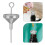 Conical Shape Funnel Silver Powder Transfer Home Use 3 Sets 9