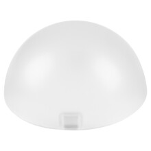 White Plastic Flash Dome Diffuser Soft Light Shade for Photography