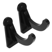 1Pair Transparent Acrylic Baseball Bat Rack Wall Mount Display Holder