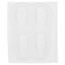 Silicone Nail Stencil Bow Shape 3d Embossed Design 1pack