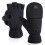 Fingerlose Polarfleece-Handschuhe / Winterfäustlinge 2-in-1  M 1