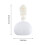 Aquarium Float Valve White Plastic Adjustable Fish Tank Use 2