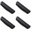 4Pcs Black PU Leather Bag Handle Wraps Durable Handbag Handle Covers 5