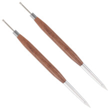 2St Houtsiliconen Nagel Sculptuur Pen Met Precisietip Voor Manicure