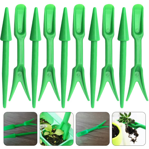 10 Sets Sowing Device Tool Kit Abs Earth Tones 2