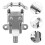 Durable Snare Drum Regulator Drum Adjuster Tuner Metal 1pcs 4