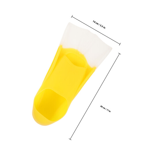 Swimming Flippers Design 2pcs 11x5.5in 1
