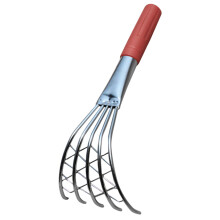 beach clamming rake metal tool for oysters and clams