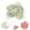 Bands Heavy Duty Wide Strap Office 5x5x0.2cm White 6