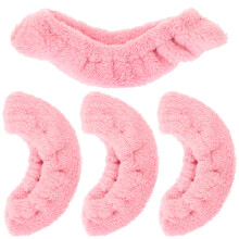 2 Pair Kids Elastic Skating Cover Plush Towel Protector For Ice Hockey