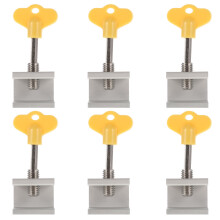 6 Pcs Window Child Lock Safety Adjustable Restrictor Limit Locks