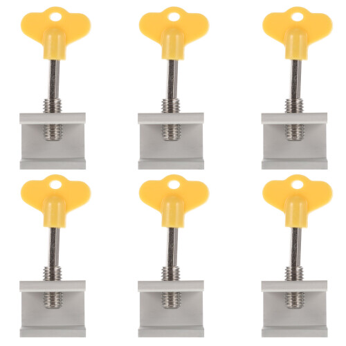 6 Pcs Window Child Lock Safety Adjustable Restrictor Limit Locks