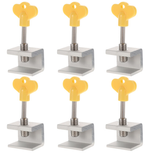 6 Pcs Window Child Lock Safety Adjustable Restrictor Limit Locks 2