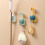 1Pc Blue Plastic Adjustable Shower Head Holder Wall Mount Rotatable 10