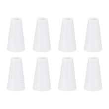 8Pcs 19mm Plastic Window Blind Tassels Cord Pulls for Smooth Operation and Easy Cord Replacement, White