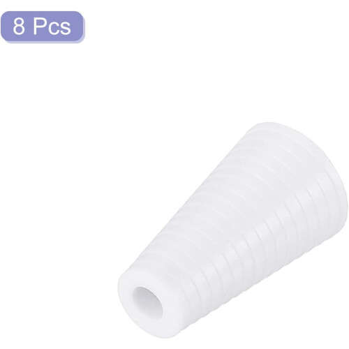 8Pcs 19mm Plastic Window Blind Tassels Cord Pulls for Smooth Operation and Easy Cord Replacement, White 1