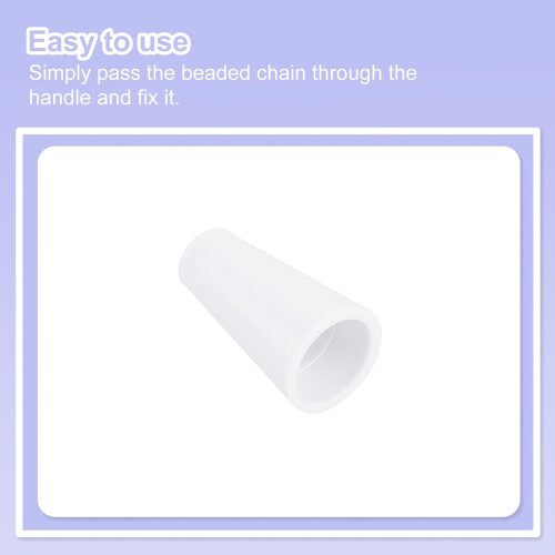 8Pcs 19mm Plastic Window Blind Tassels Cord Pulls for Smooth Operation and Easy Cord Replacement, White 2