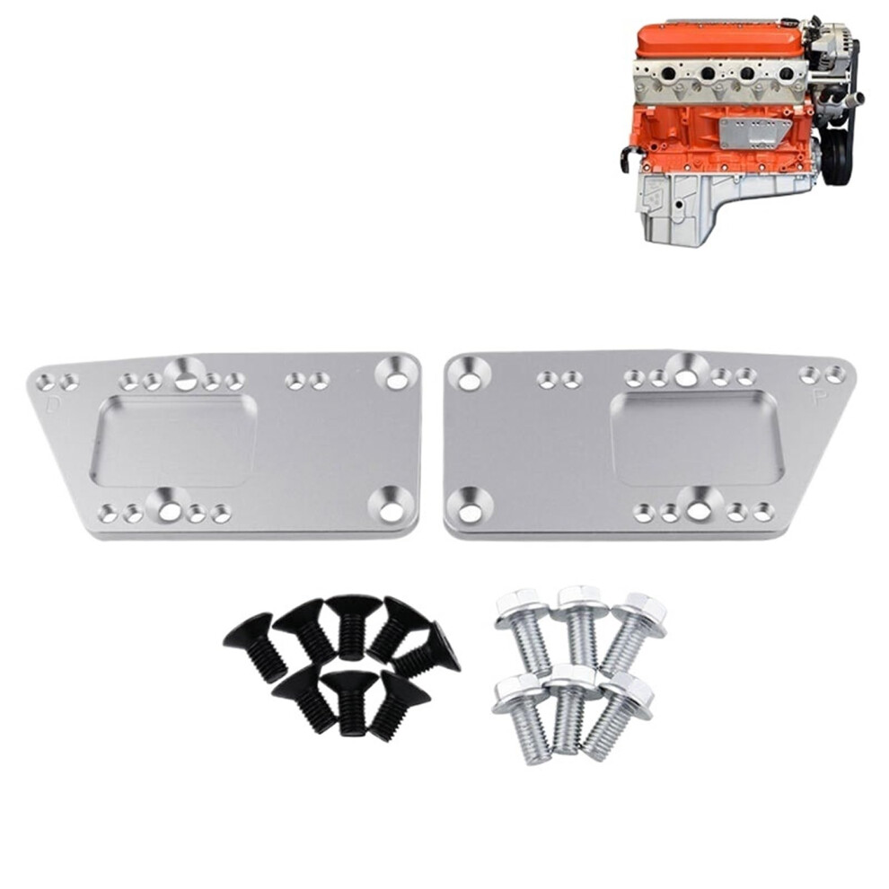 Billet Ls Engine Mount Adapter Plates Ls Swap Kit For Ls1 Ls2 Ls3 Precision Alignment Durable 9455672637077