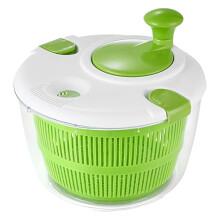 Large 5 Quart Salad Spinner – Collapsible Vegetable Spinner with Colander, BPA Fruit Washer