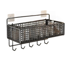 Bathroom Storage Rack Rustproof Waterproof Steel Wall Mounted Organizer for Toilet and Shower