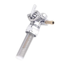 Motorcycle Fuel Petcock Left Spigot for Harley Davidson FXSB FXDF Leak Anti Backflow Valve