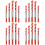 20 Pcs Ceramic Tile Glass Triangle Drill Bits For Wood Concrete 5